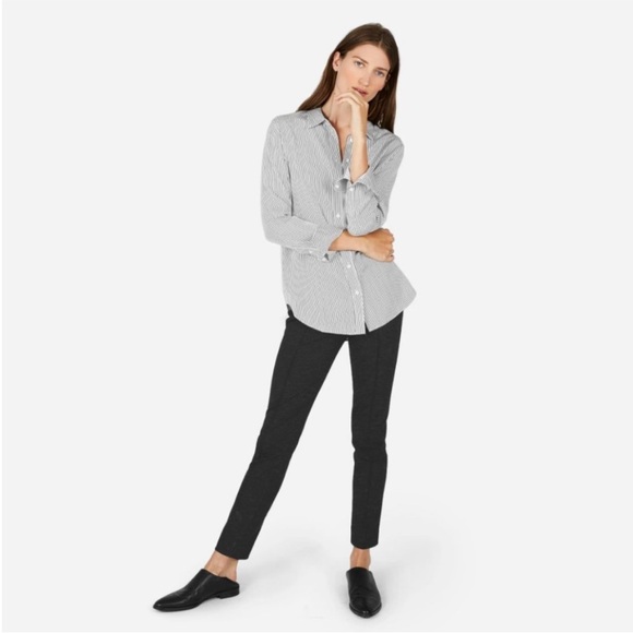 Everlane Black The Stretch Ponte Pants size 10 - Picture 2 of 6